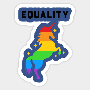Equality unicorn Sticker